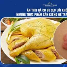 ăn da gà bị ho