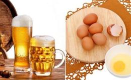 ảnh chụp màn hình bia và trứng gà trắng da