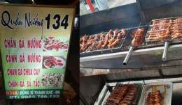 ảnh chụp màn hình quán chân gà nhỏ ở đà nẵng