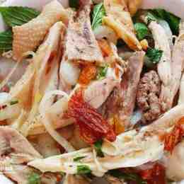 bánh ướt lòng gà hà phương đà lạt