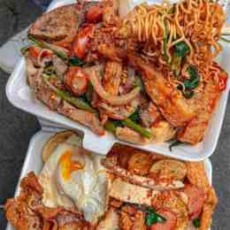 bắp xào da gà