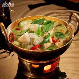 cà ri đậu gà