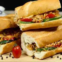 cách làm bánh mì gà đà nẵng