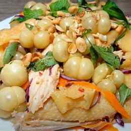 cách làm gỏi gà dâu da