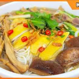 cách nấu bún măng gà đã nẵng