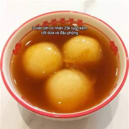 chè trôi nước cúng đầy tháng bé gái