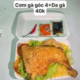 cơm gà xối mỡ đà nẵng
