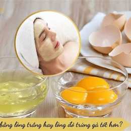 da mụn có nên đắp lòng đỏ trứng gà