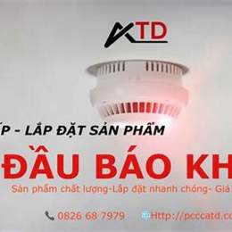 đầu báo khói gắn trần nhà