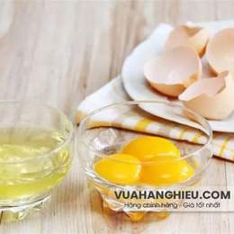 dưỡng da với lòng trắng trứng gà