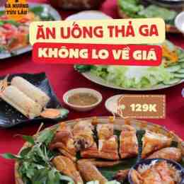 gà nướng da giòn mật ong