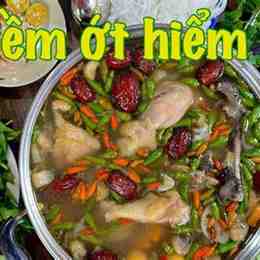 gà tiềm ớt hiểm đà lạt