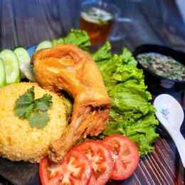 gà xối mỡ da giòn
