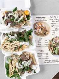 giao diện app bánh ướt lòng gà đà lạt - chính gốc