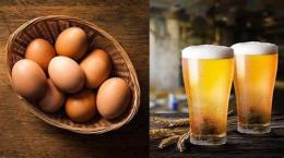 giao diện app bia và trứng gà trắng da