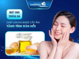 giao diện app cách làm căng da mặt bằng trứng gà