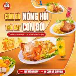giao diện app cơm gà vĩnh ký đà nẵng