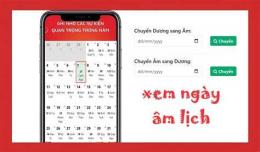 giao diện app da ga ngay am lich