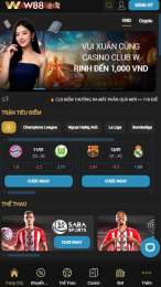 giao diện app da ga w88