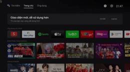 giao diện app ga đa tv