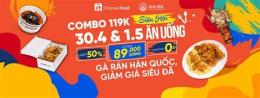 giao diện app gà rán ngon đống đa
