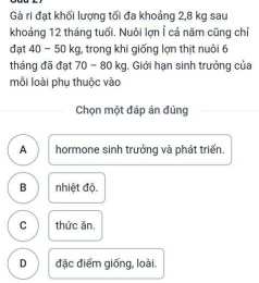 giao diện app gà ri đạt khối lượng tối đa khoảng 2 8kg