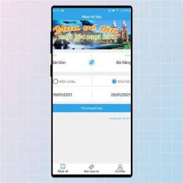 giao diện app ga tàu thủy thanh đa ảnh