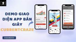 giao diện app giầy da gà