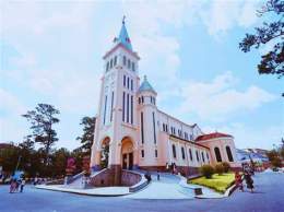 giao diện app giờ lễ nhà thờ con gà da lat