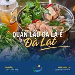 giao diện app laaur gà lá é đà lạt