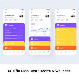 giao diện app phở gà không da healthy