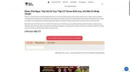 giao diện app trực tiếp đá gà c3 ngày 12/12