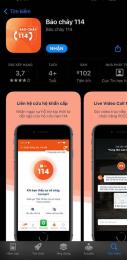 giao diện app vụ cháy bếp ga ở đà lạt