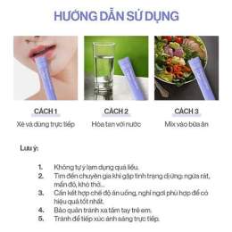 hướng dẫn sử dụng an da gà có collagen không