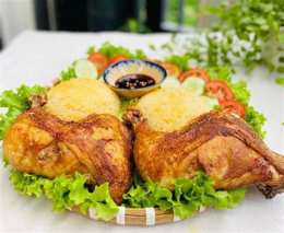 hướng dẫn sử dụng cơm gà xối mỡ da giòn