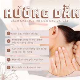 hướng dẫn sử dụng massage đầu vai gáy spa