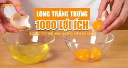 hướng dẫn sử dụng tác dụng của lòng trắng trứng gà đối với da