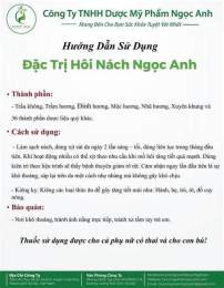 hướng dẫn sử dụng thuoc da ga