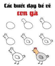 hướng dẫn sử dụng vẽ con gà trên đá