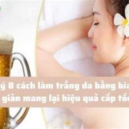 lam trang da bang bia voi trung ga
