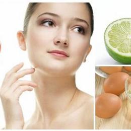 làm trắng da mặt bằng trứng gà