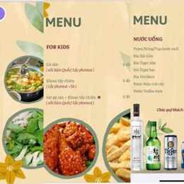 lẩu gà lá é ò ó o đà lạt menu