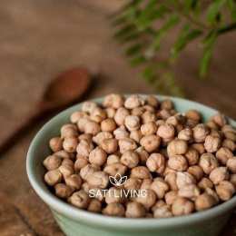 ngâm đậu gà qua đêm