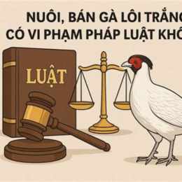 nuôi gà đã có phạm luật