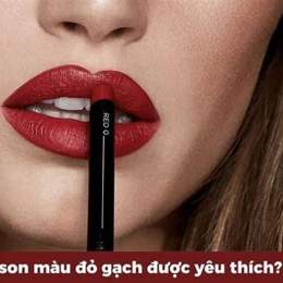 son đỏ gạch cho da ngăm