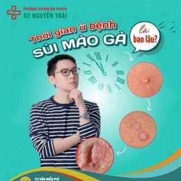 sùi mào gà giai đoạn đầu nam