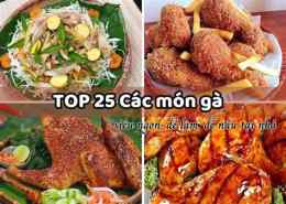 tính năng nổi bật các món ngon từ gà đá