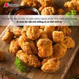 tính năng nổi bật da gà chiên giòn - minh phụng