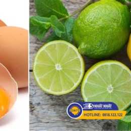 trứng gà ngâm chanh chữa dạ dày