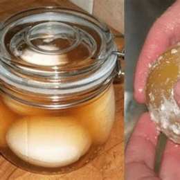 trứng gà ngâm giấm làm đẹp da